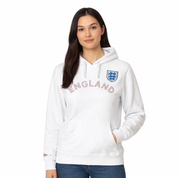 Umbro Tops - England National Football Team White Hoodie